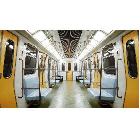 3D Metro Subway Interior